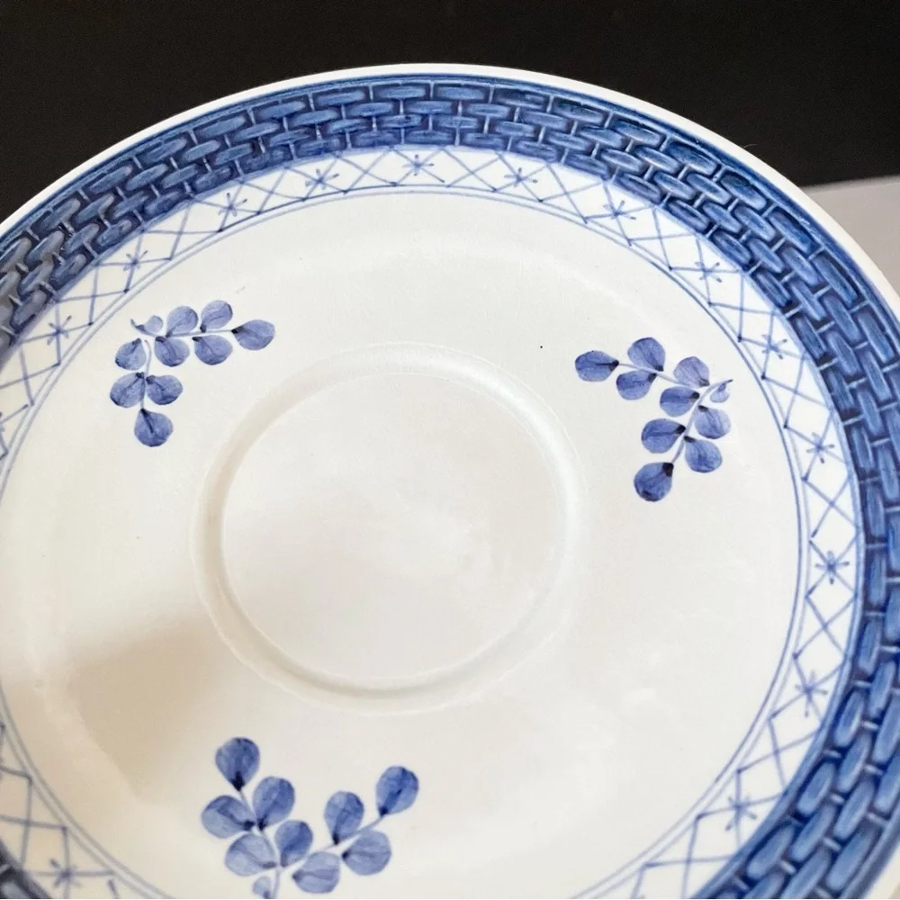 SET of 5 Cups & Saucers - Tranquebar Blue by Royal Copenhagen